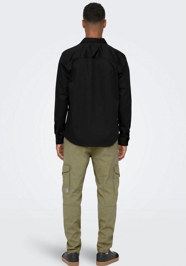 Only & Sons Casual Herenbroek met Zakken Beige Heren - Foto 3