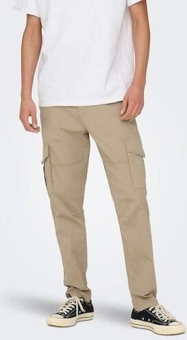 Only & Sons Casual Herenbroek met Zakken Beige Heren - Foto 10