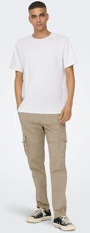 Only & Sons Casual Herenbroek met Zakken Beige Heren - Foto 9