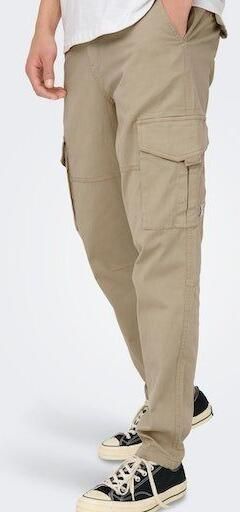 Only & Sons Casual Herenbroek met Zakken Beige Heren - Foto 7