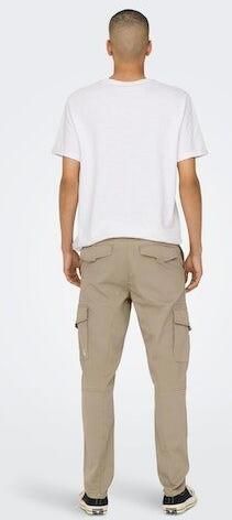 Only & Sons Casual Herenbroek met Zakken Beige Heren - Foto 8