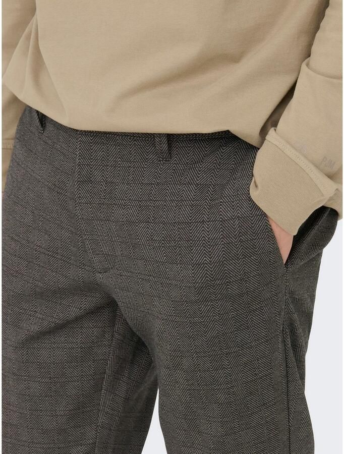 ONLY & SONS Chino ONSMARK PANT HERRINGBONE PRINT GW 3361BF