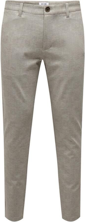 Only & Sons Slim tapered stoffen broek met steekzakken model 'MARK' - Foto 5