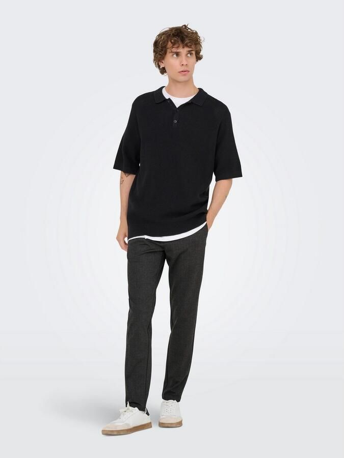 ONLY & SONS Chino ONSMARK SLIM CHECK 020960 PANT - Foto 4