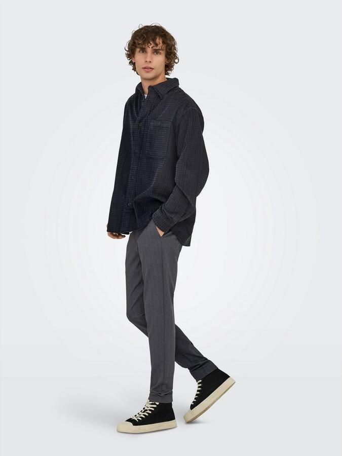 Only & Sons Slim fit chino van viscosemix model 'MARK' - Foto 3