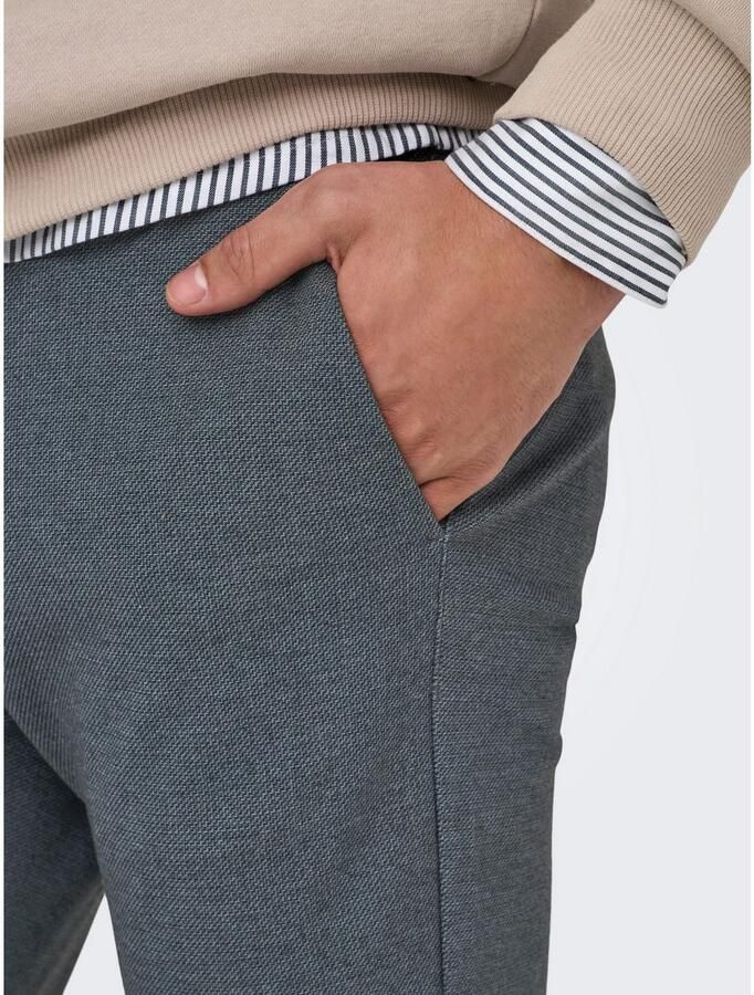 ONLY & SONS Stoffen broek ONSMARK SLIM DITSY 020934 PANT NOOS - Foto 3