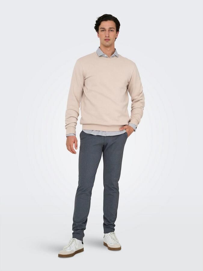 ONLY & SONS Stoffen broek ONSMARK SLIM DITSY 020934 PANT NOOS - Foto 5