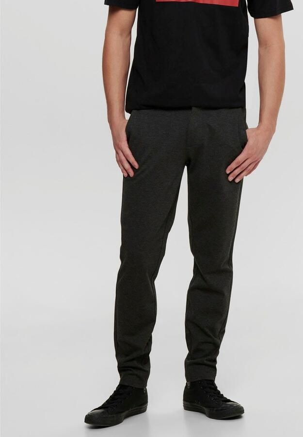 ONLY & SONS slim fit chino ONSMARK dark grey melange - Foto 11