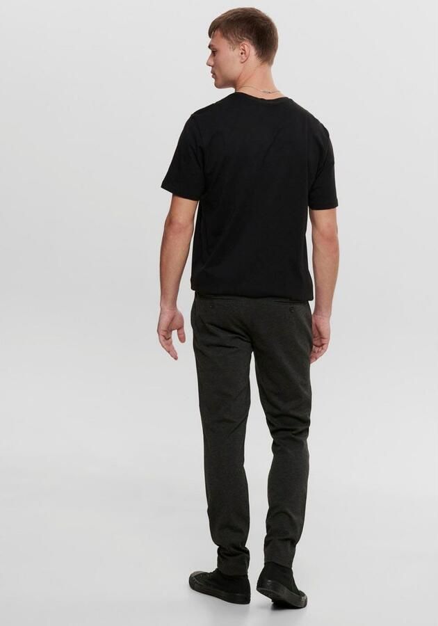 ONLY & SONS slim fit chino ONSMARK dark grey melange - Foto 8