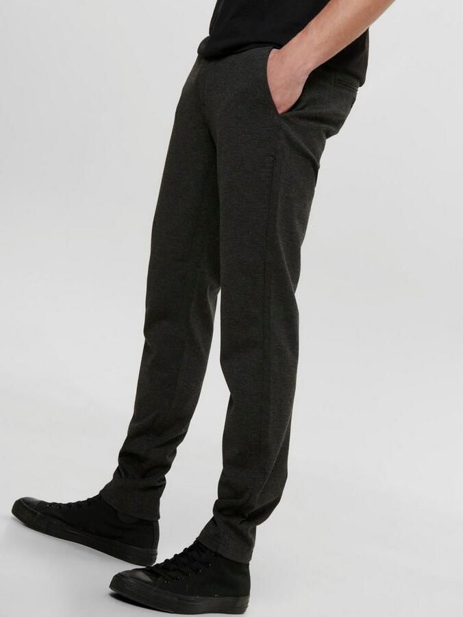 ONLY & SONS slim fit chino ONSMARK dark grey melange - Foto 4