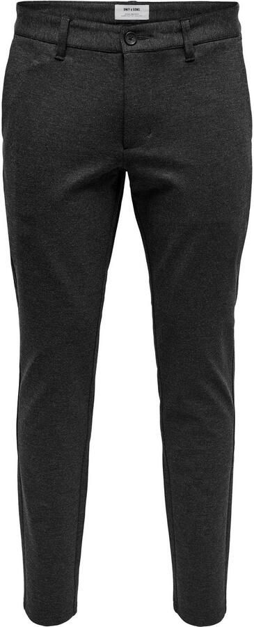 ONLY & SONS slim fit chino ONSMARK dark grey melange - Foto 10