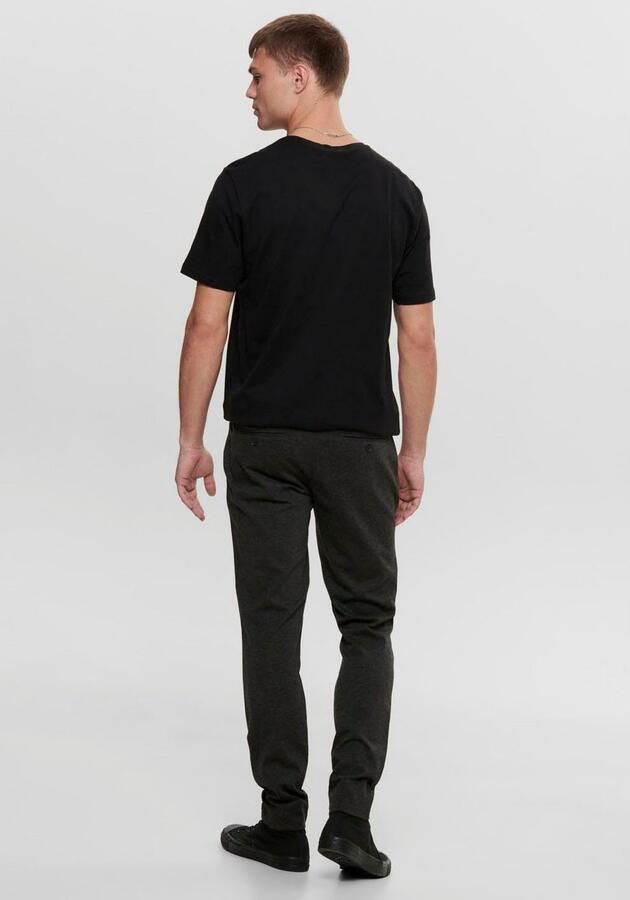 ONLY & SONS slim fit chino ONSMARK dark grey melange - Foto 9