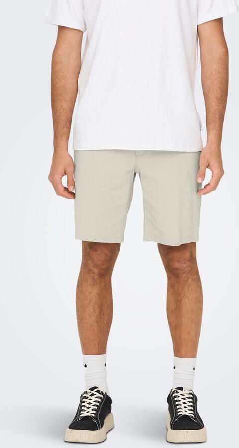 ONLY & SONS Chino-short ONSMARK 0011 COTTON LINEN SHORTS NOOS - Foto 5