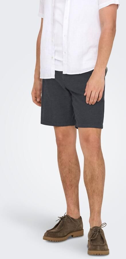 ONLY & SONS Chino-short ONSMARK 0011 COTTON LINEN SHORTS NOOS - Foto 4