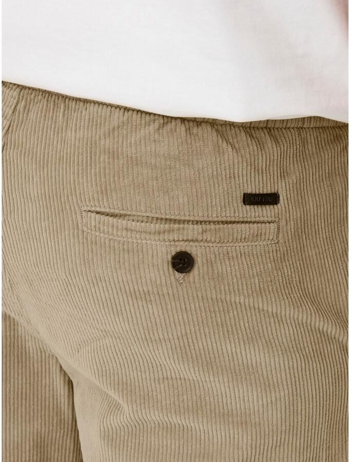 Only & Sons Tapered fit corduroy broek met elastische band model 'LINUS'