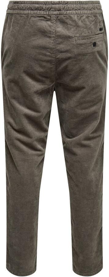 Only & Sons Tapered corduroy broek van katoenmix model 'LINUS' - Foto 5