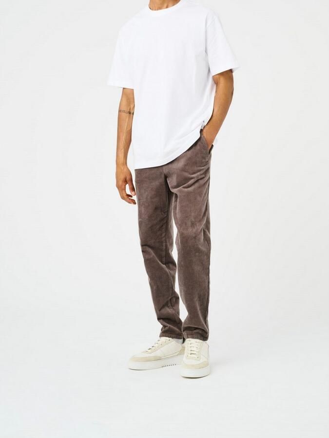 Only & Sons Tapered corduroy broek van katoenmix model 'LINUS' - Foto 4