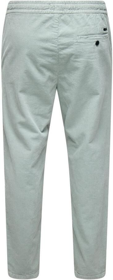 Only & Sons Tapered corduroy broek van katoenmix model 'LINUS'