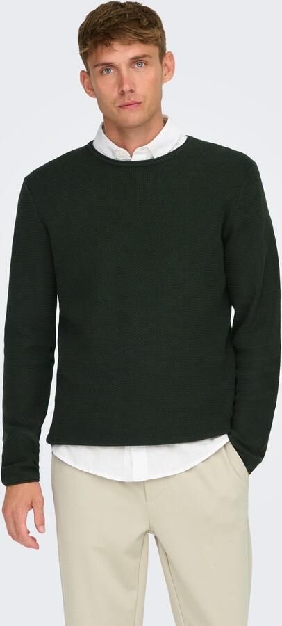 ONLY & SONS Gebreide trui ONSERIC REG 12 STRUC CREW KNIT - Foto 5