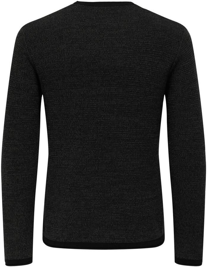 Only & Sons Regular fit gebreide pullover van puur katoen model 'ERIC' - Foto 3