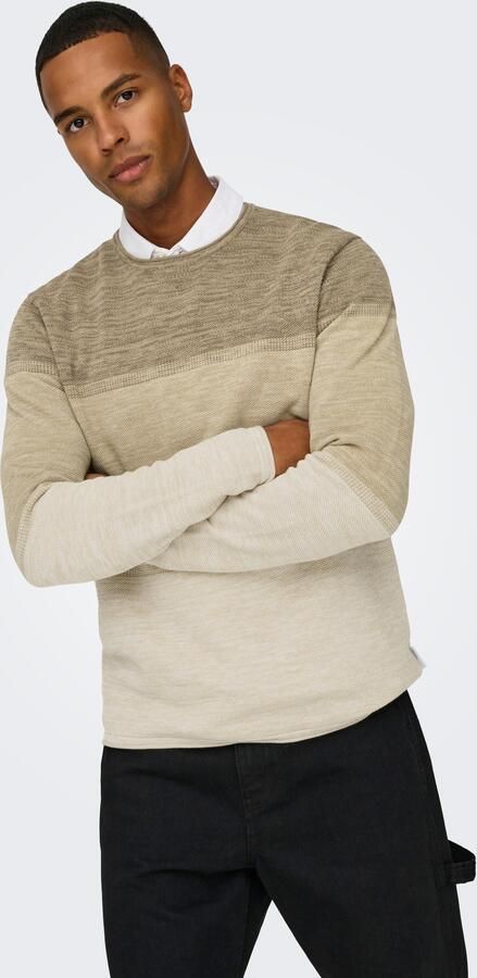 ONLY & SONS Gebreide trui ONSFELIX REG 12 CREW KNIT NOOS - Foto 6