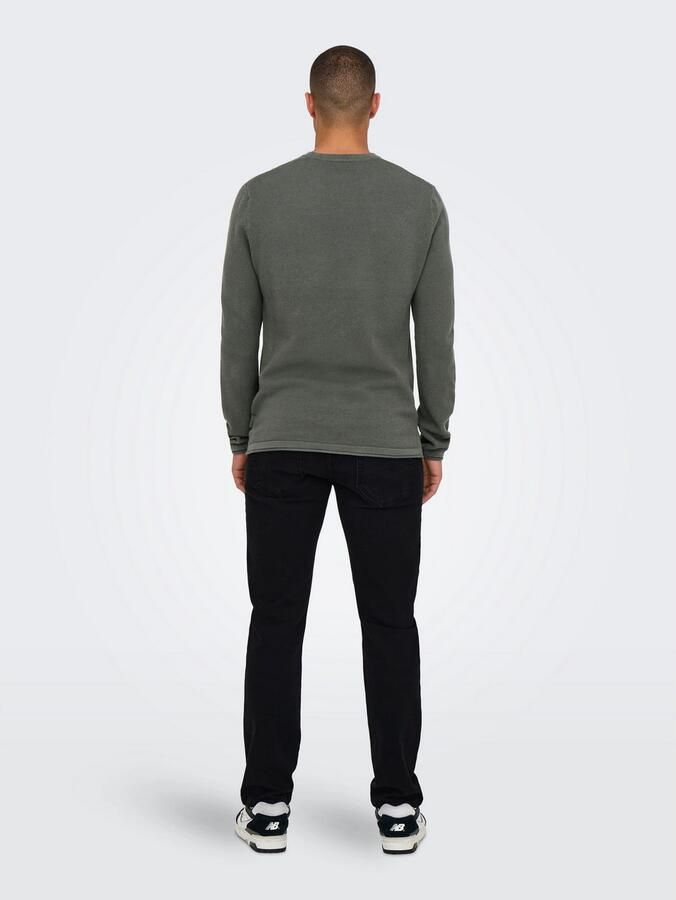 ONLY & SONS Gebreide trui ONSFELIX REG 12 CREW KNIT NOOS - Foto 4