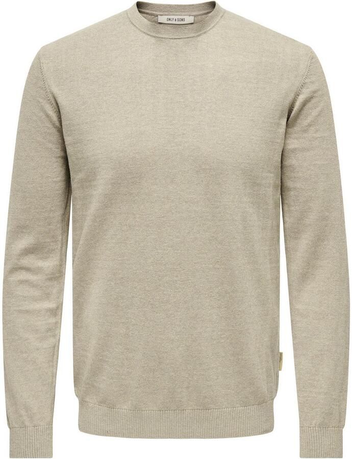 ONLY & SONS Gebreide trui ONSLOUI REG 12 MEL CREW KNIT NOOS