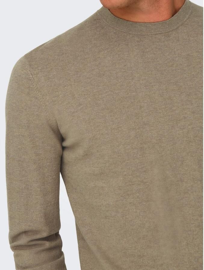 ONLY & SONS Gebreide trui ONSLOUI REG 12 MEL CREW KNIT NOOS - Foto 2