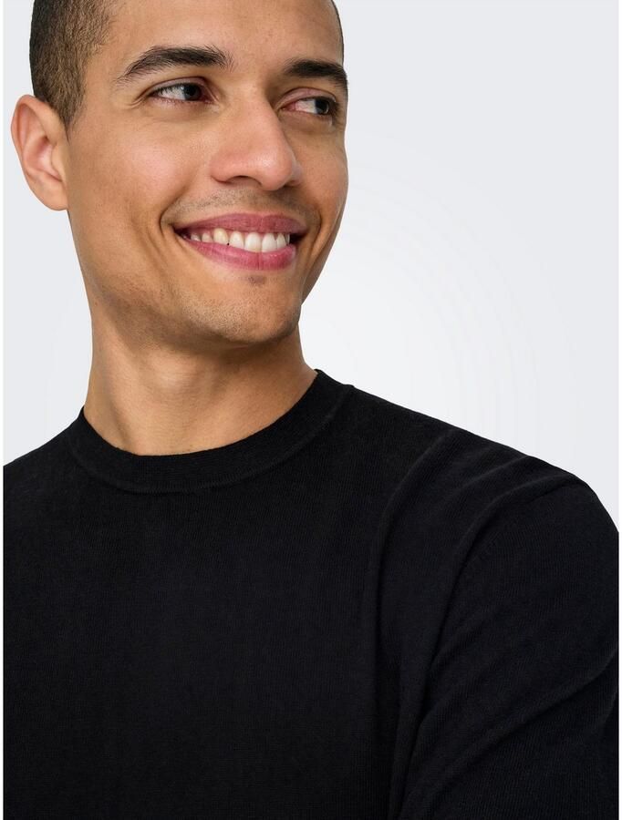 ONLY & SONS Gebreide trui ONSLOUI REG 12 MEL CREW KNIT NOOS