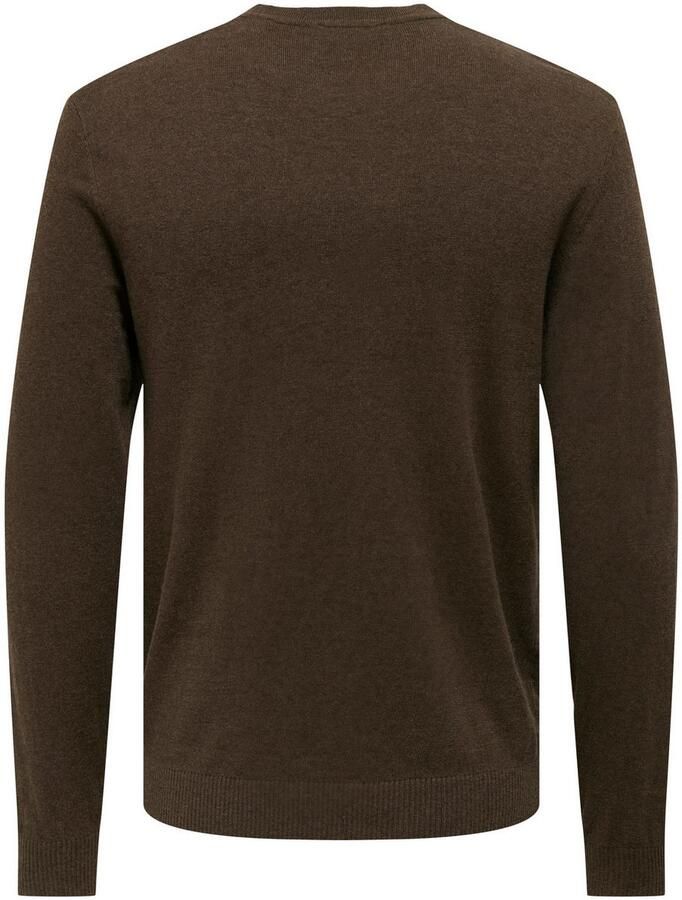 ONLY & SONS Gebreide trui ONSLOUI REG 12 MEL CREW KNIT NOOS - Foto 6