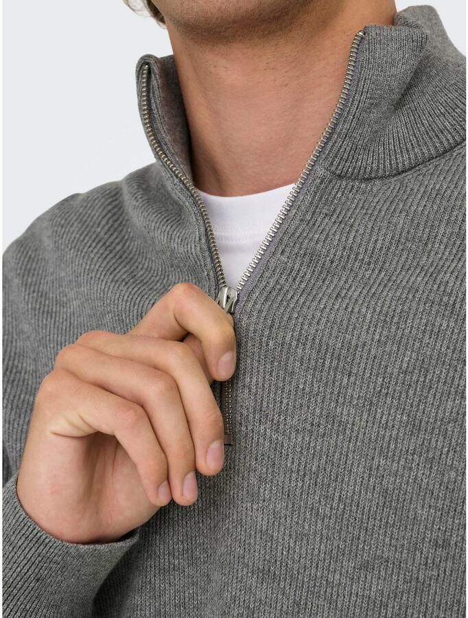 Only & Sons Regular fit gebreide pullover van katoenmix model 'PHIL'