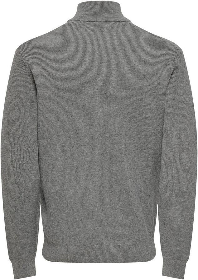 Only & Sons Regular fit gebreide pullover van katoenmix model 'PHIL' - Foto 5