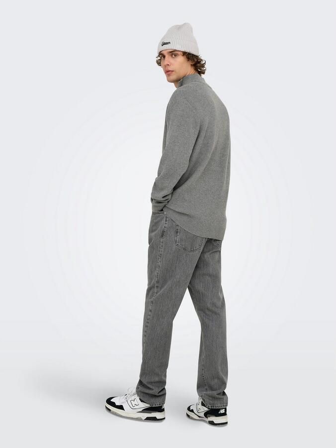 Only & Sons Regular fit gebreide pullover van katoenmix model 'PHIL' - Foto 2