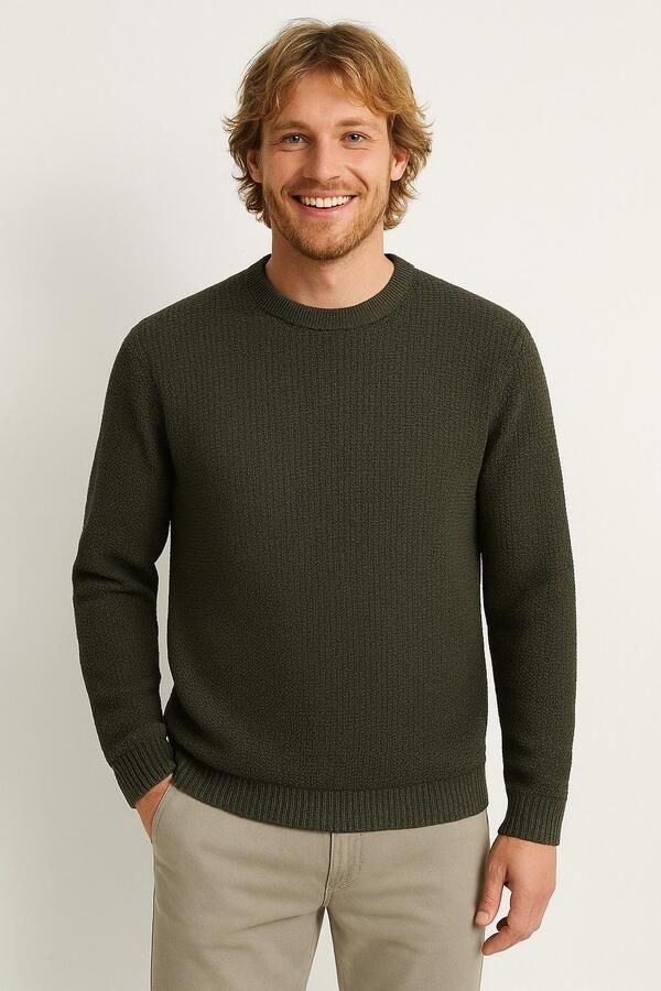 ONLY & SONS Gebreide trui ONSROLF RLX CREW NECK KNIT OTL - Foto 2