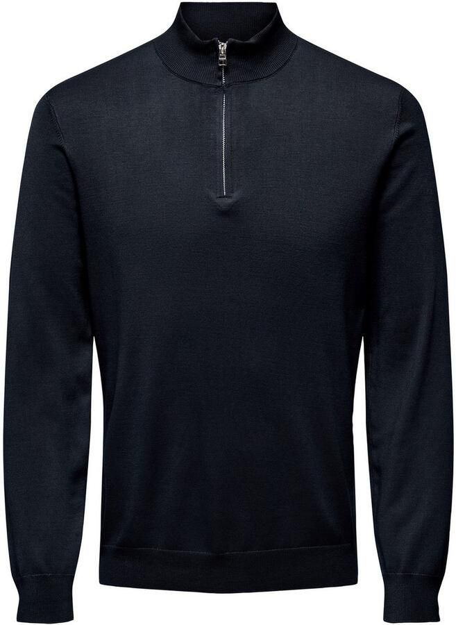 ONLY & SONS Gebreide trui ONSWYLER LIFE REG 14 HALF ZIP KNIT NOOS - Foto 5