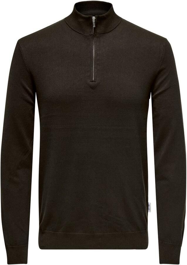 ONLY & SONS Gebreide trui ONSWYLER LIFE REG 14 HALF ZIP KNIT NOOS