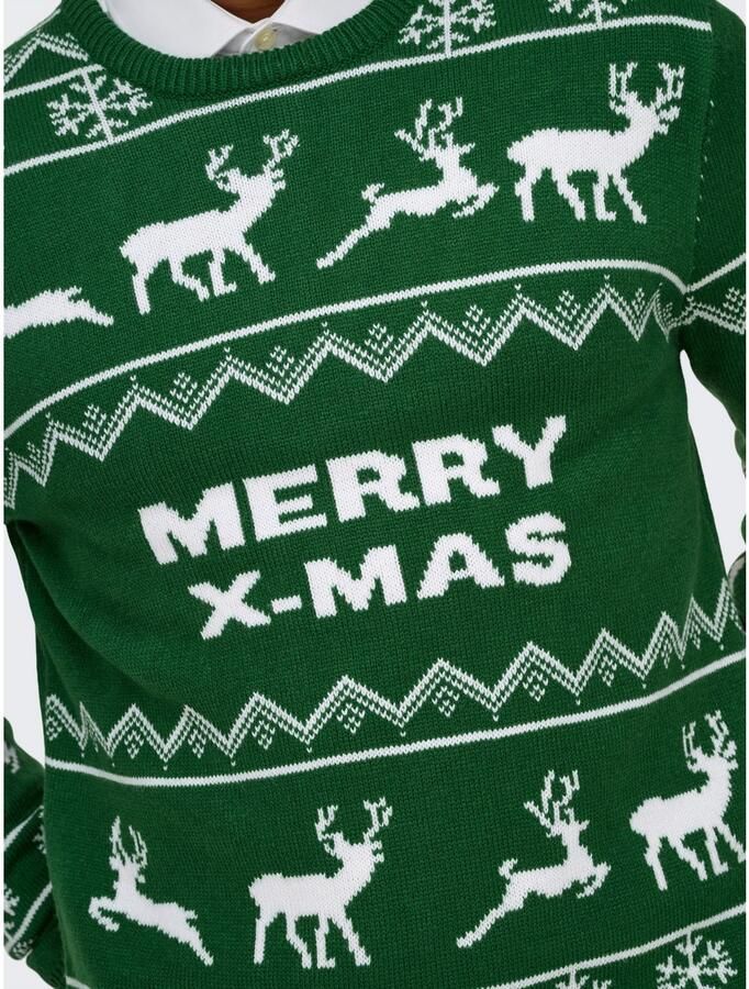 ONLY & SONS Gebreide trui ONSXMAS REG 5 ALLOVER CREW KNIT - Foto 2