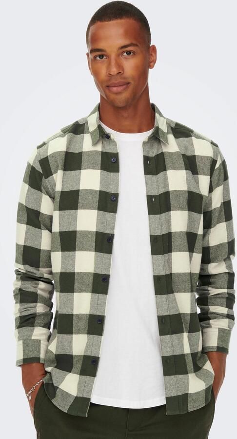 Only & Sons Overhemd Lange Mouw Only & Sons ONSGUDMUND LIFE LS CHECKED SHIRT - Foto 5