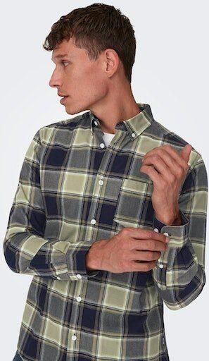 ONLY & SONS Geruit overhemd ONSALVARO LS OXFORD CHECK SHIRT 5979 - Foto 3