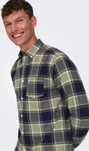 ONLY & SONS Geruit overhemd ONSALVARO LS OXFORD CHECK SHIRT 5979 - Foto 2