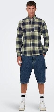 ONLY & SONS Geruit overhemd ONSALVARO LS OXFORD CHECK SHIRT 5979 - Foto 4