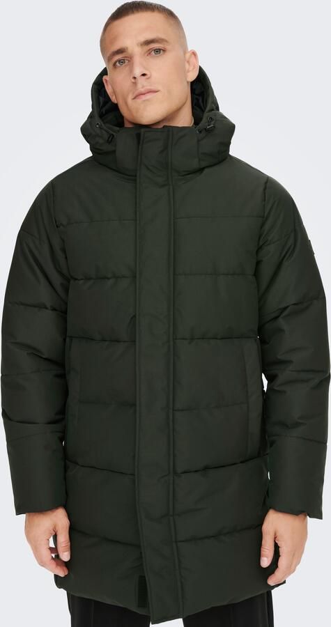 ONLY & SONS Gewatteerde jas ONSCARL LIFE LONG QUILTED COAT NOOS OTW - Foto 6