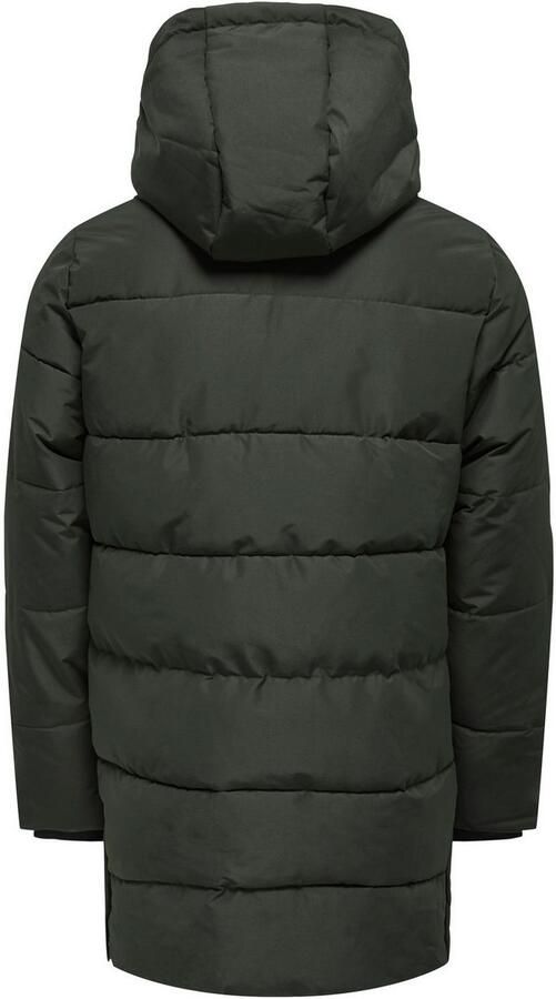 ONLY & SONS Gewatteerde jas ONSCARL LIFE LONG QUILTED COAT NOOS OTW - Foto 5