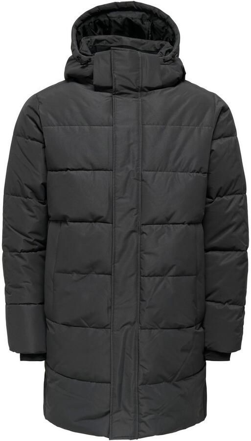 ONLY & SONS Gewatteerde jas ONSCARL LIFE LONG QUILTED COAT NOOS OTW - Foto 4