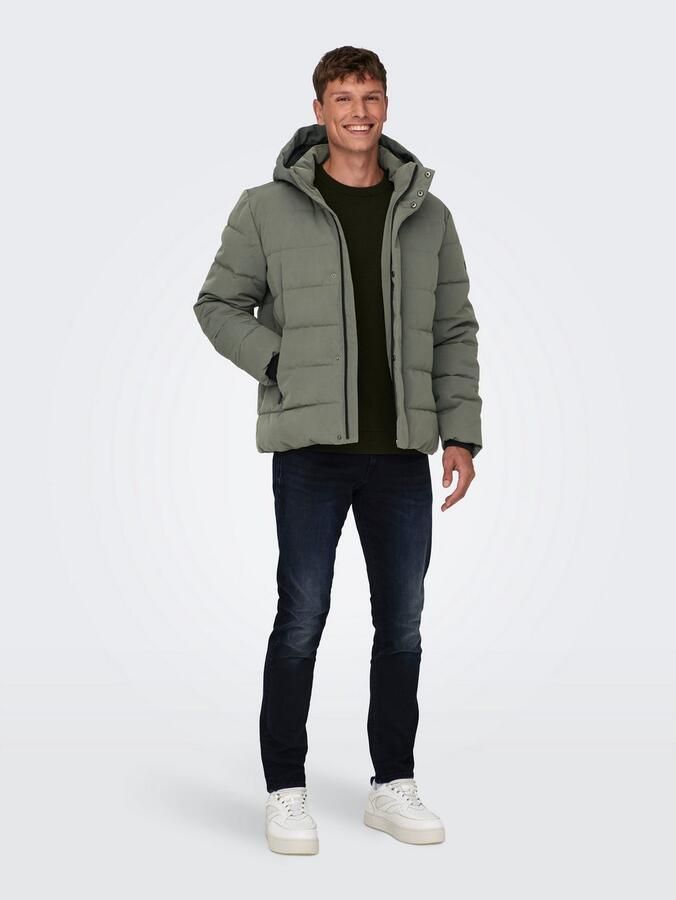 ONLY & SONS Gewatteerde jas ONSCAYSON PUFFA OTW NOOS - Foto 3