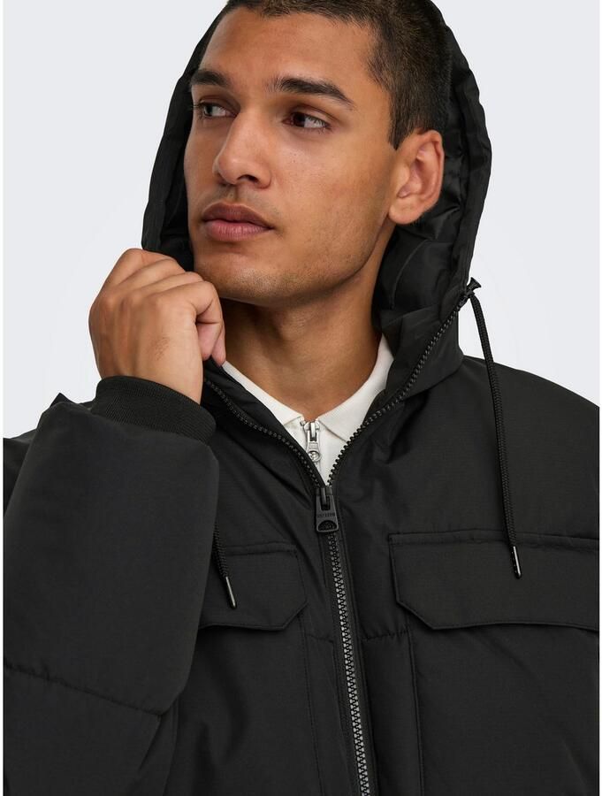 ONLY & SONS Gewatteerde jas ONSELIJAH PCKT. HOOD JACKET OTW NOOS - Foto 2