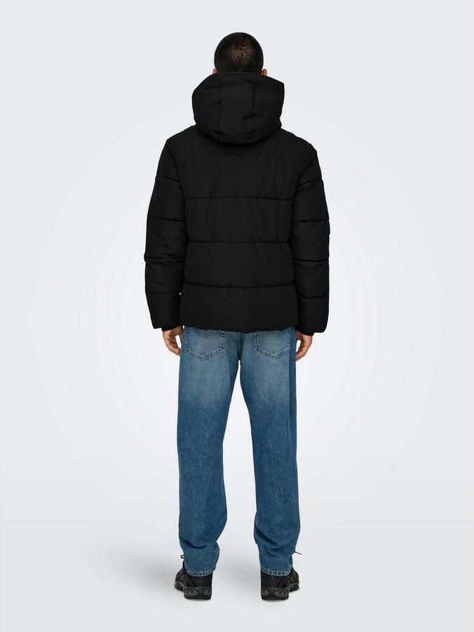 ONLY & SONS Gewatteerde jas ONSELIJAH PCKT. HOOD JACKET OTW NOOS - Foto 4
