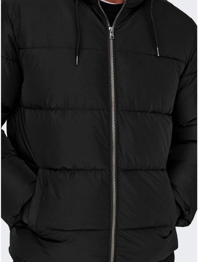 ONLY & SONS Gewatteerde jas ONSMARLON LIFE HOOD PUFFER JACKET OTW VD - Foto 3