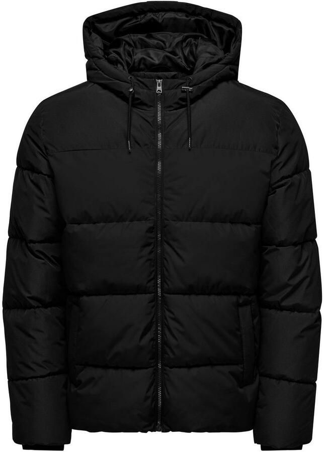 ONLY & SONS Gewatteerde jas ONSMARLON LIFE HOOD PUFFER JACKET OTW VD - Foto 4