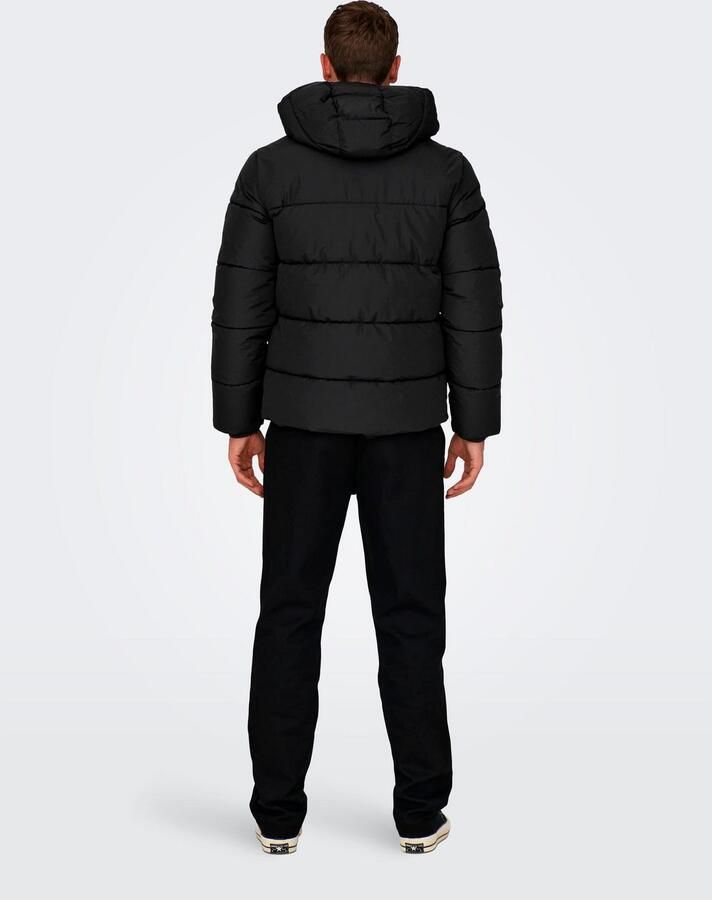 ONLY & SONS Gewatteerde jas ONSMARLON LIFE HOOD PUFFER JACKET OTW VD - Foto 2